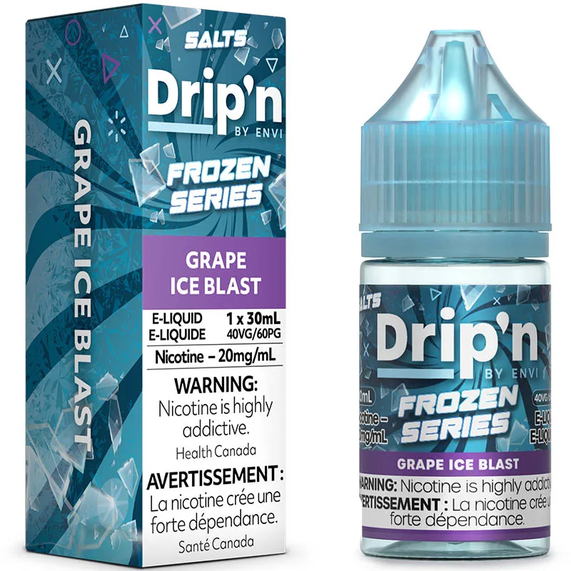 Grape Ice Blast by Drip'n Frozen Salts