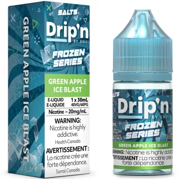 Green Apple Ice Blast by Drip'n Frozen Salts
