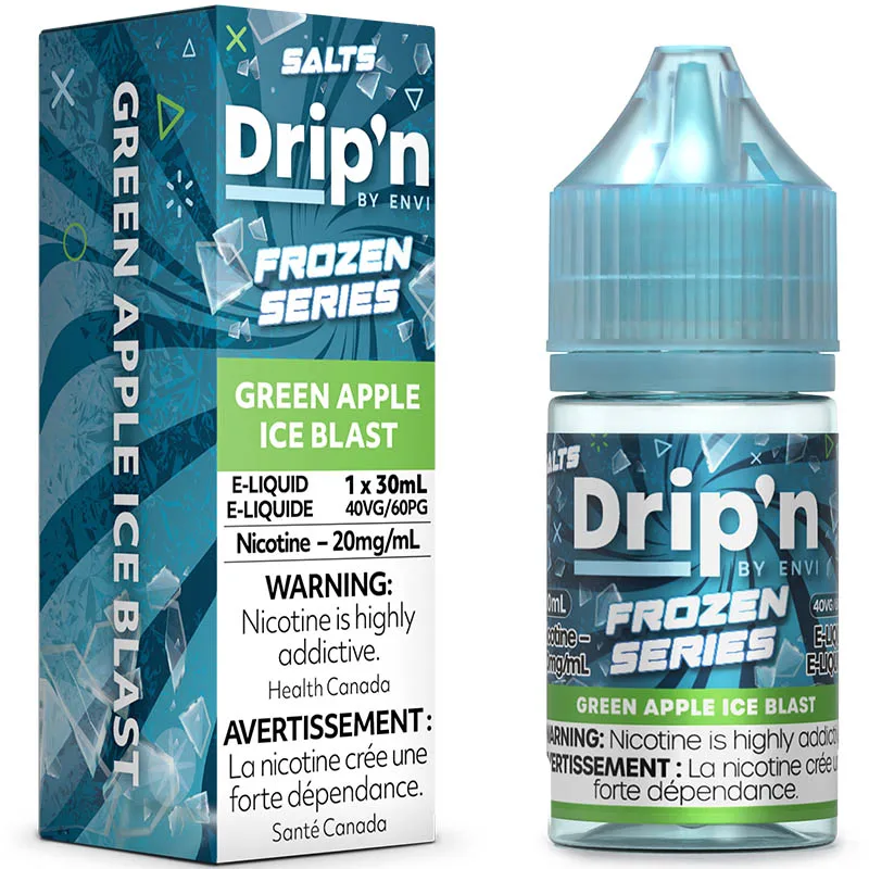 Green Apple Ice Blast by Drip'n Frozen Salts